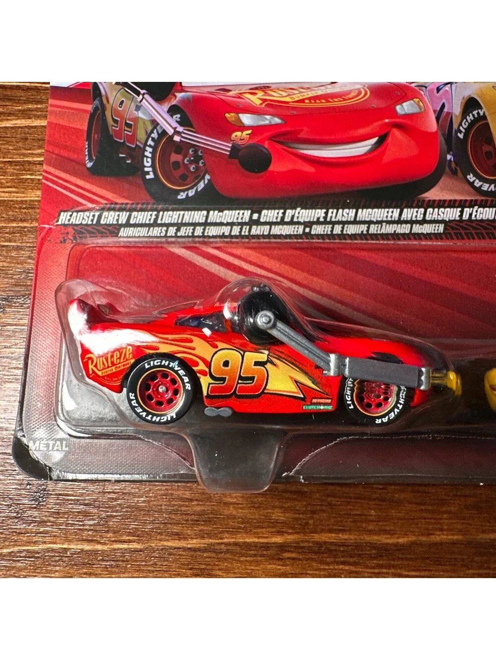 Disney Pixar Cars Headset Crew Chief LIGHTNING MCQUEEN & RUSTEZE CRUZ RAMIREZ